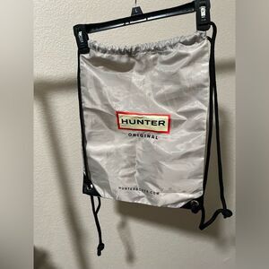 Hunter Boots Vinyl Draw String Bag Hunter Boots Gray Drawstring Bag | eBay main image 4